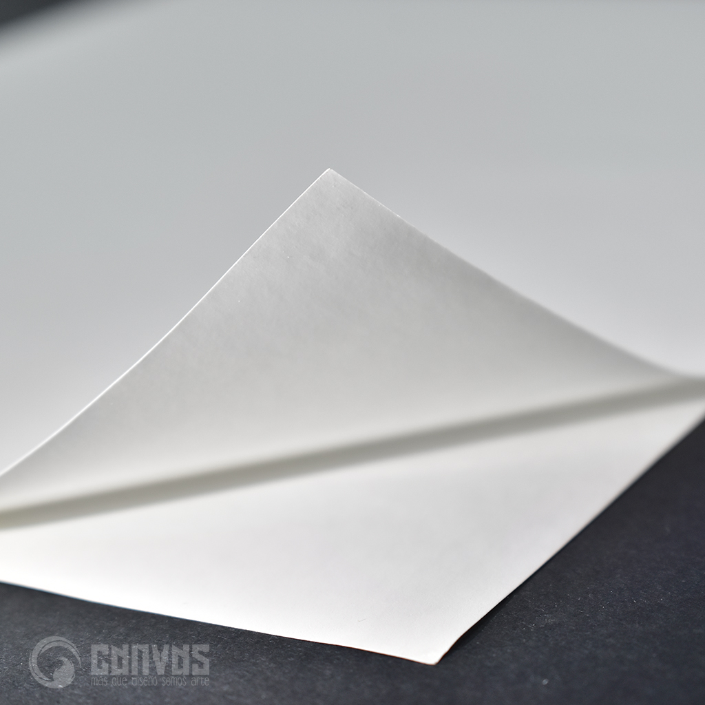Papel adhesivo blanco tamaño postal para láser x 30 hojas